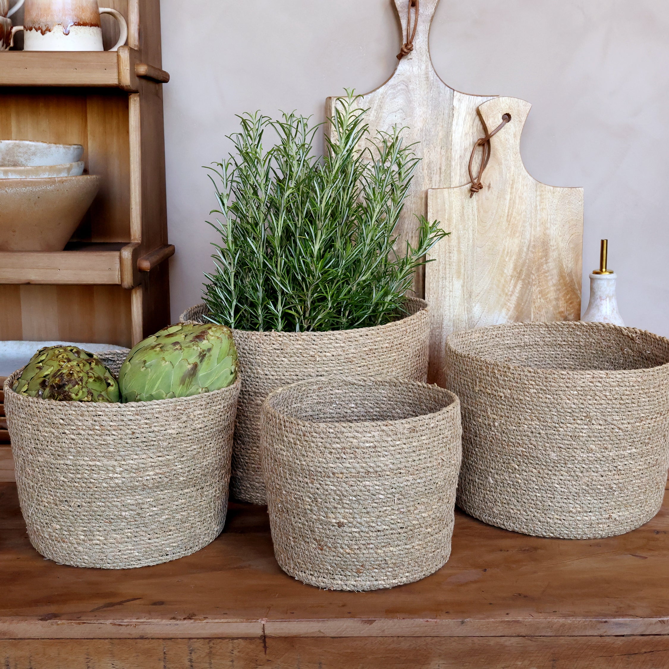 Korgset Natur 4-pack