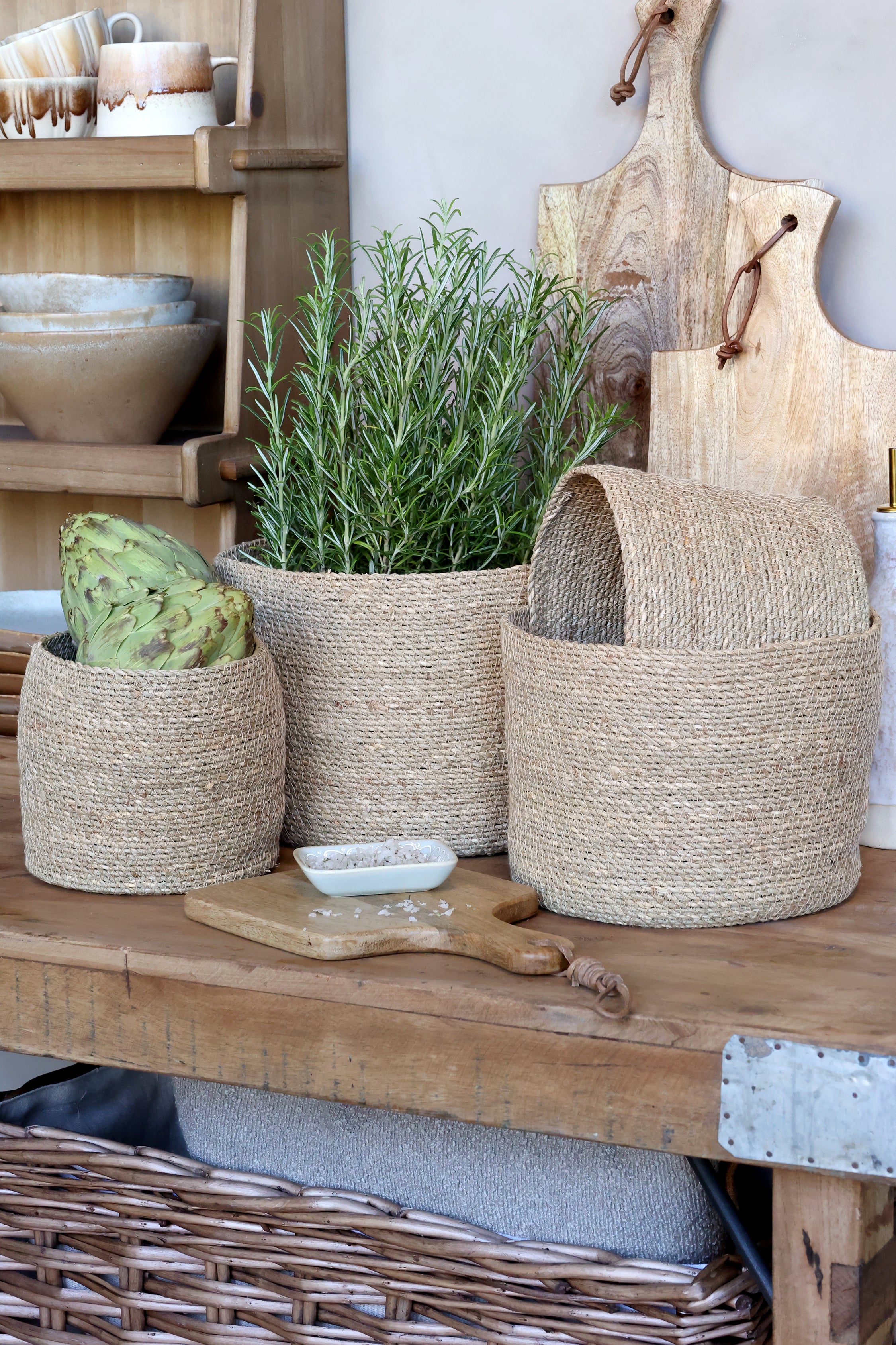 Korgset Natur 4-pack