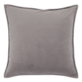 Sammetskuddfodral Grå, 2-pack
