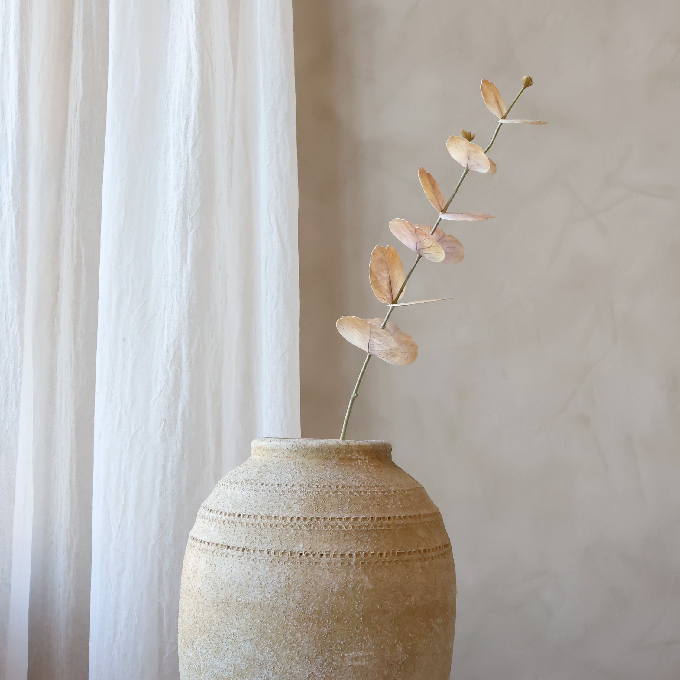 Eukalyptus Silk Touch, Gammelrosa, 77 cm (4-pack)